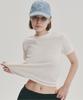 Dieomaidieo Dear Symbol Double Layered T-Shirt (Beige)