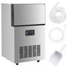 vidaXL Silver Ice Maker 45 Kg / 24 H