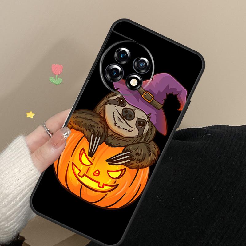 Halloween Pumpkin Cover For OnePlus 13 12 11 12R 13R 9 10 Pro 8T 9RT 10T 10R Nord 4 CE 2 3 Lite N20 N30 Case