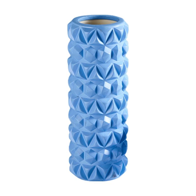 Durable And Safe 3D Diamond Foam Eva Massage Roller Hollow Yoga Column Fitness Equipment For Muscle Physiotherapy And Sports Rehabilitation Rolle