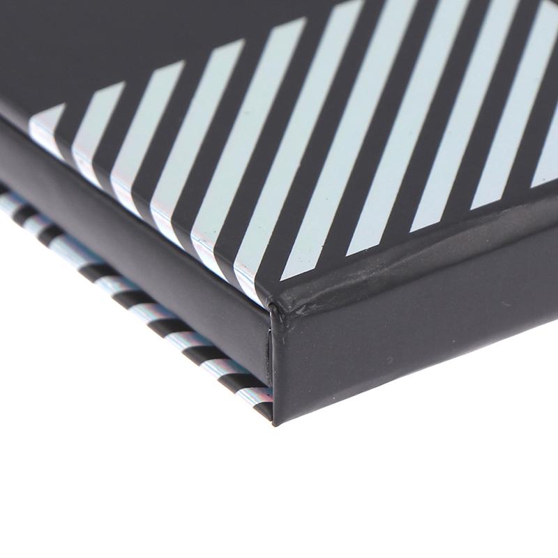 Pusta tacka magnetyczna do cieni do powiek, laserowa zmiana koloru z lustrem, pudełko do przechowywania kosmetyków