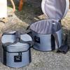 Grills Carry Bag Cookware Organizers Outdoor Dining Gear Bag Cooking Utensils Bag for Storing Cookware and Gas Canisters