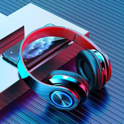 B39 Leuchtendes Bluetooth-Headset: Hochwertig, am Kopf getragen, kabellos mit extrem langer Akkulaufzeit