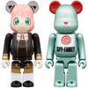 BE@RBRICK SPY~FAMILY 100% 2-Piece Set, Approximately 70mm Tall, Non-Scale Painted, Complete Figure