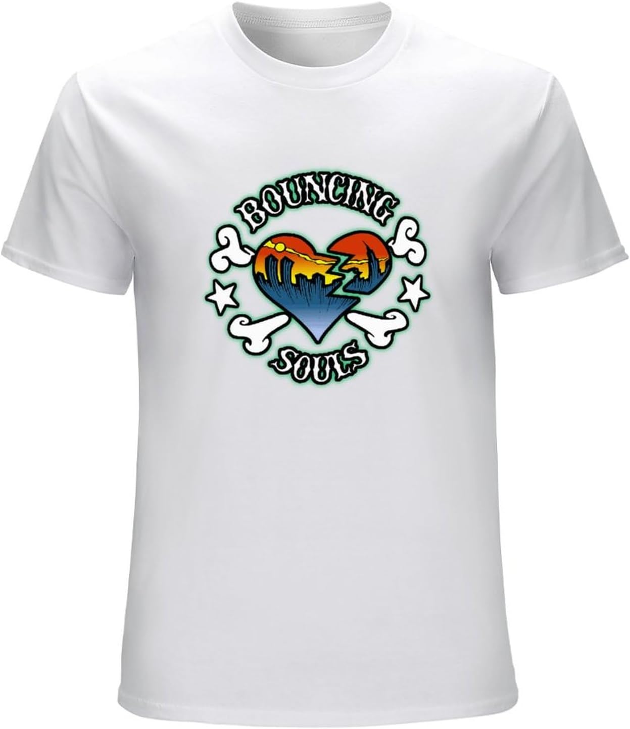 Men s The Bouncing Souls Logo Men s T Shirt 3XL белый