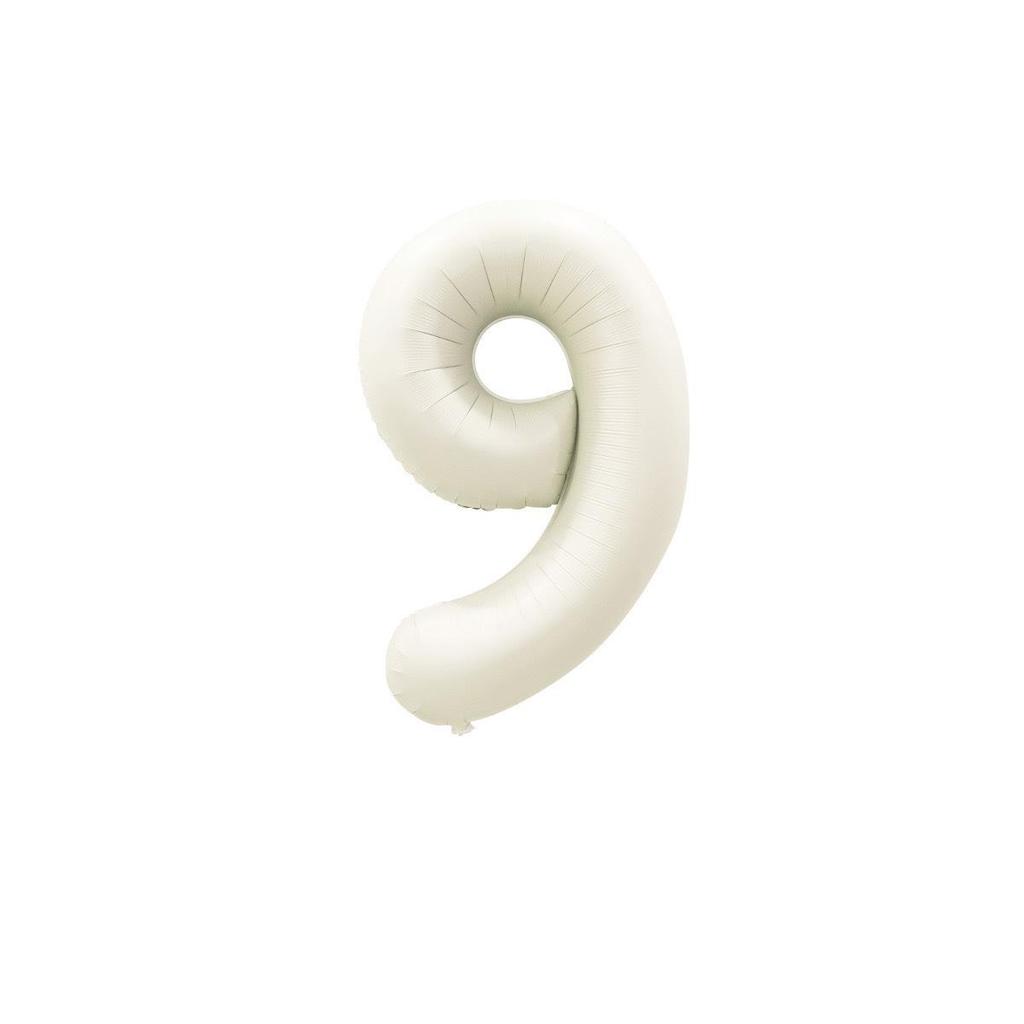 32-Inch Gradient Color Aluminum Foil Number Balloons - US Version