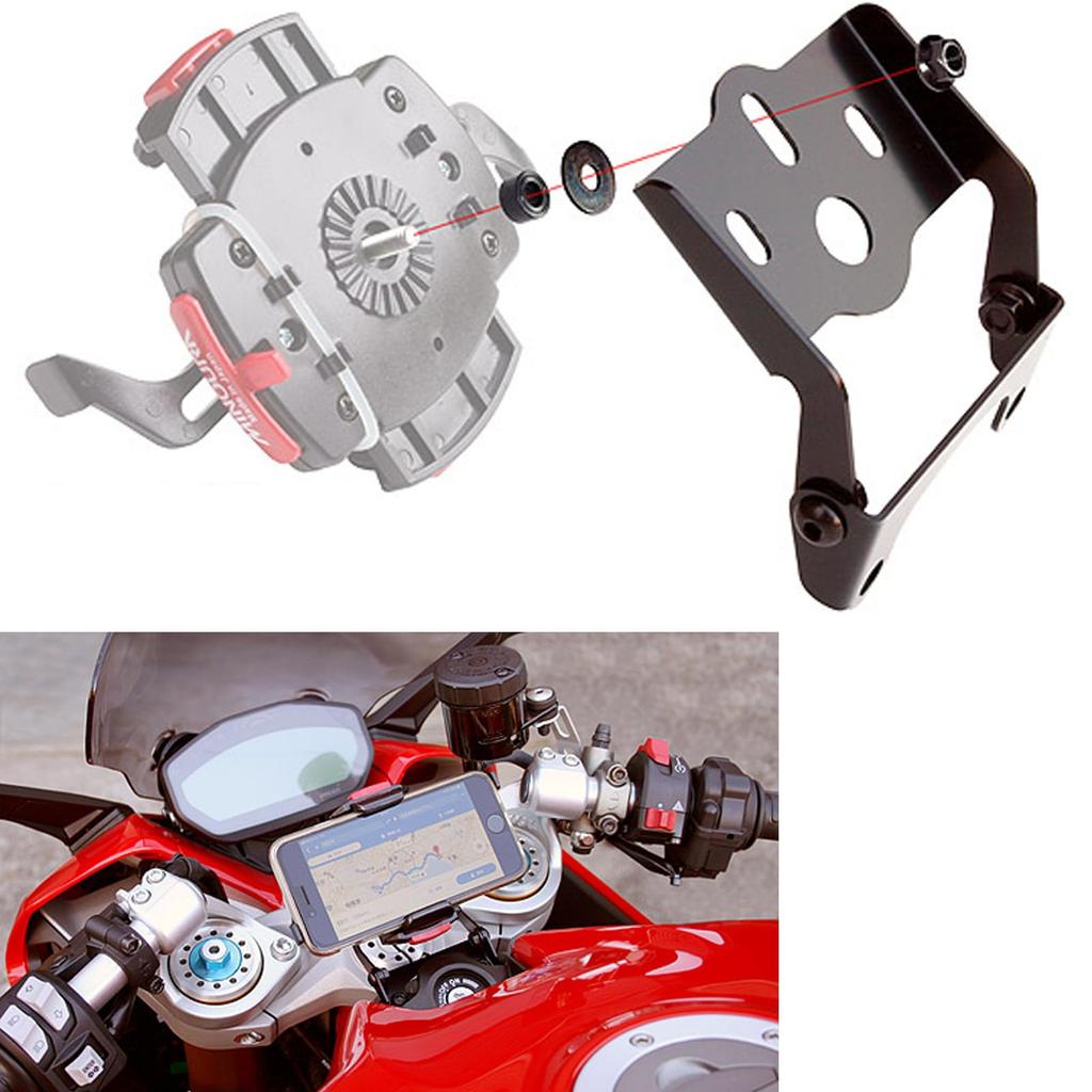 LEDISHUN Smartphone Holder Mounting Base for Ducati 939 SUPERSPORT/S
