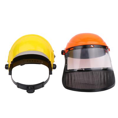 Casco di sicurezza per tagliabordi da giardino con maschera protettiva a rete integrale per decespugliatore da disboscamento e protezione forestale