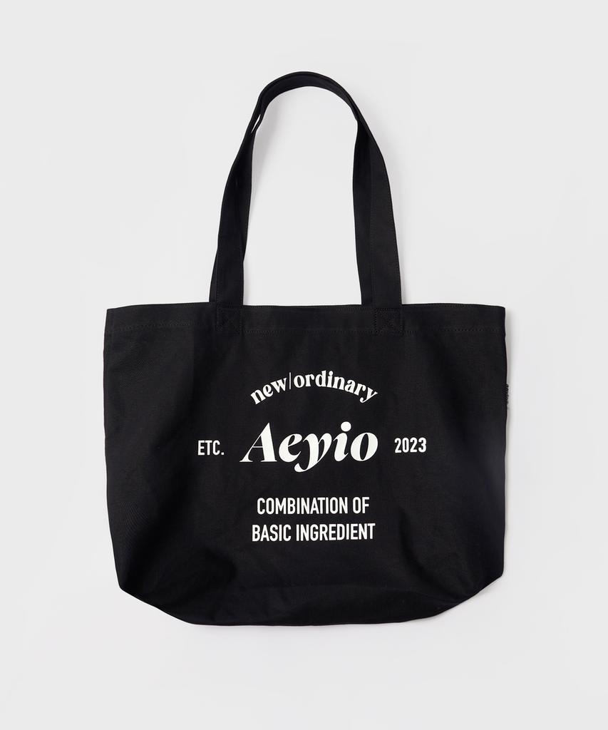 Aeyiostudio Cotton Shoulder Bag_Black