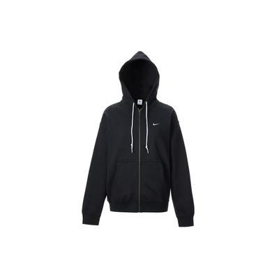 Nike Jaqueta Canguru Solta com Capuz e Logo Simples Solo Swoosh Masculina Jaquetas Preto DR0403-010