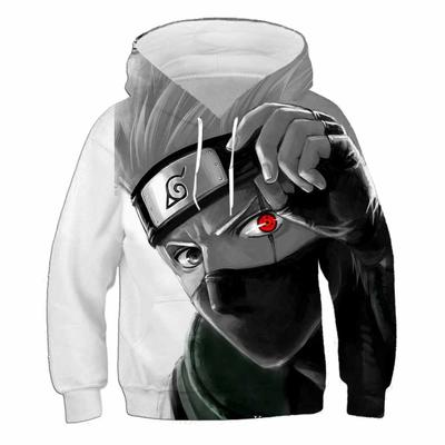 Çocuklar Naruto Uchiha Sasuke Akatsuki Anime Kostüm Kapşonlu Rol Yapma Sweatshirt Erkek Çocuk Üst Çocuk Giyim