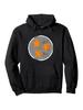 Vintage Tennessee Flag Graphic Hoodie - Distressed Gray & Orange Pullover with Stars & Stripes Design