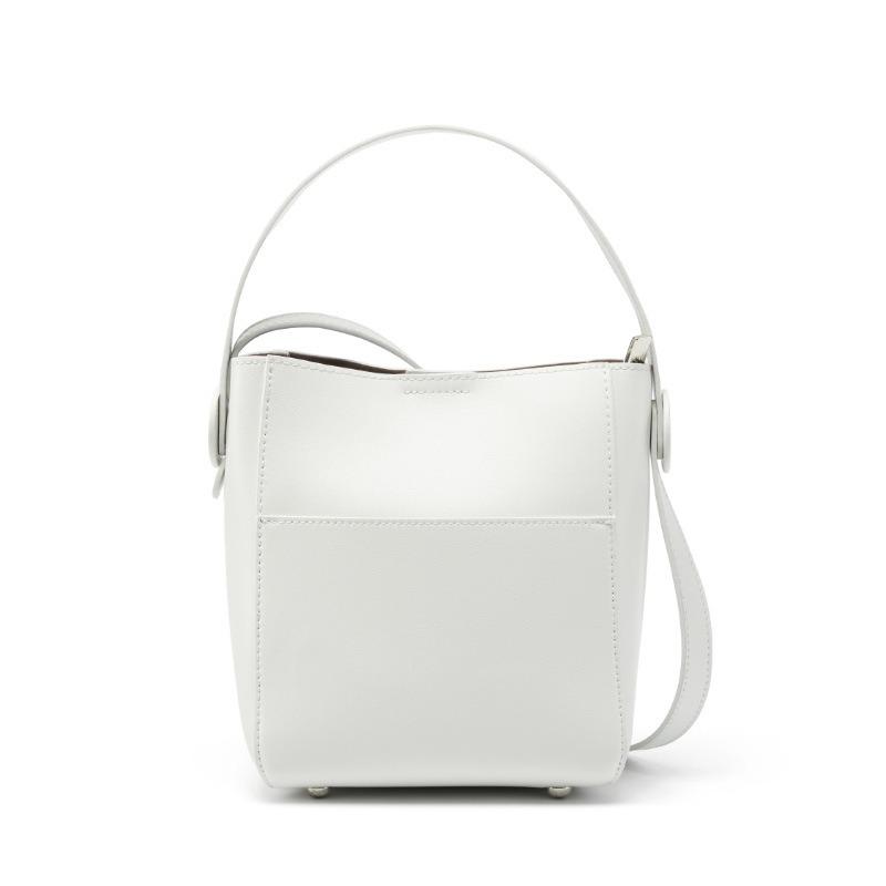Commuter new women's large-capacity women's shoulder bag women's cowhide summer messenger bag women's high-end leather bucket bag