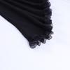 Dark Spring/Summer Lace Bell Sleeve Casual Black Cardigan Top