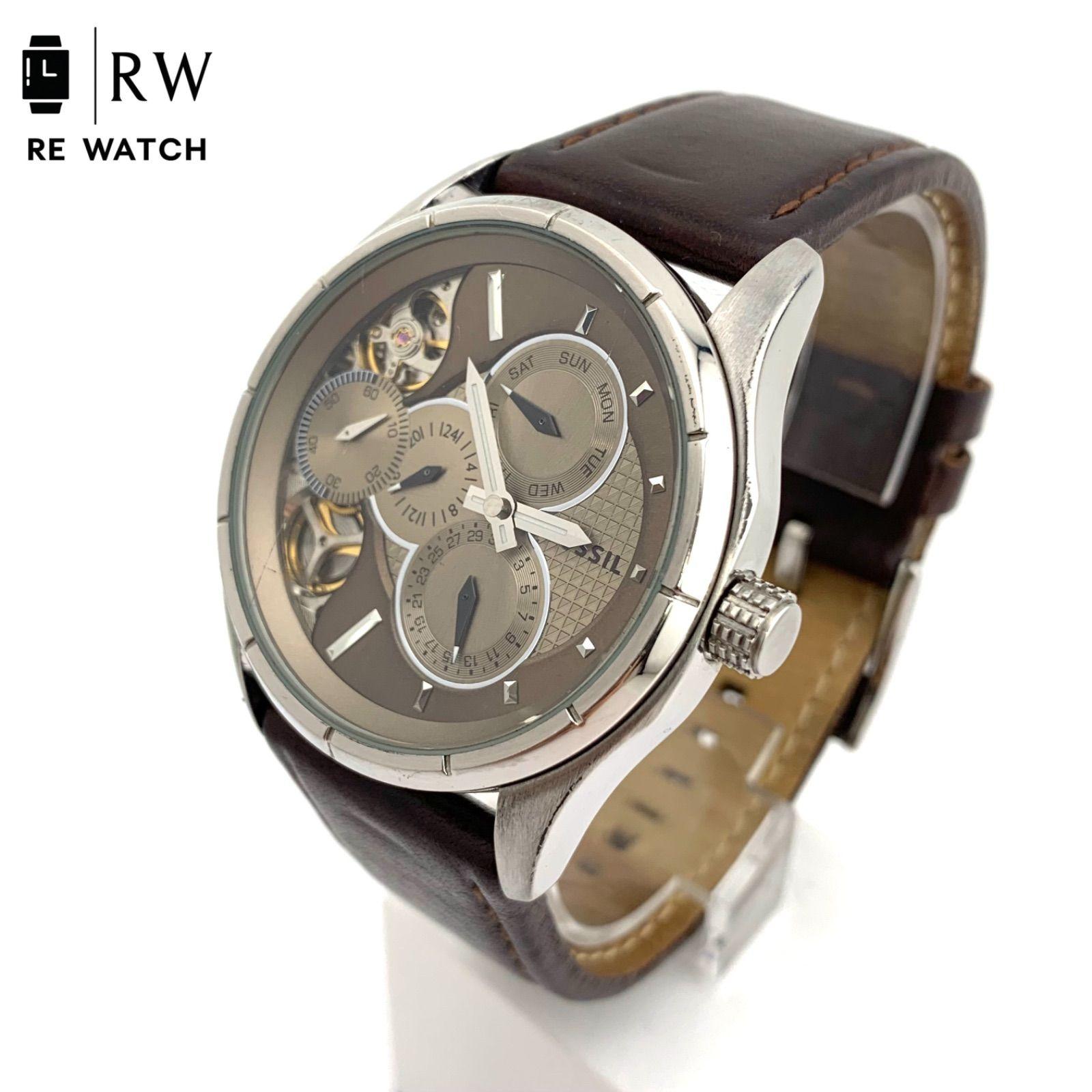 Used [Junk] FOSSIL TWIST ME1020 wristwatch brown