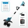 New Lithium Battery Micro Tiller: Four-Blade Soil Loosener for Home Gardening