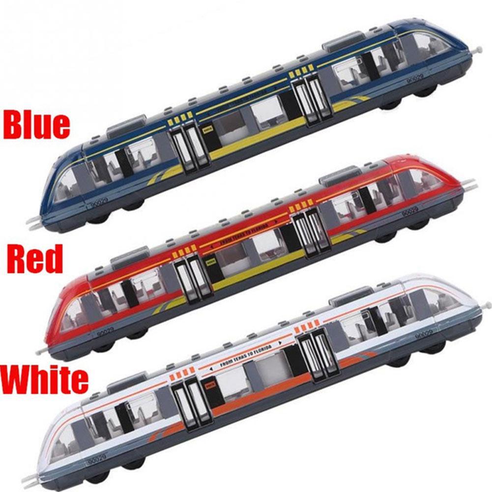Alloy Train Kids Train Models Toys High Speed Rail Toy Train Educational Boys Train Diecast Toy L6W2