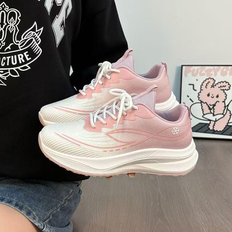 Women's Lightweight Breathable Mesh Sneakers - Soft Sole Casual Running Shoes for Summer