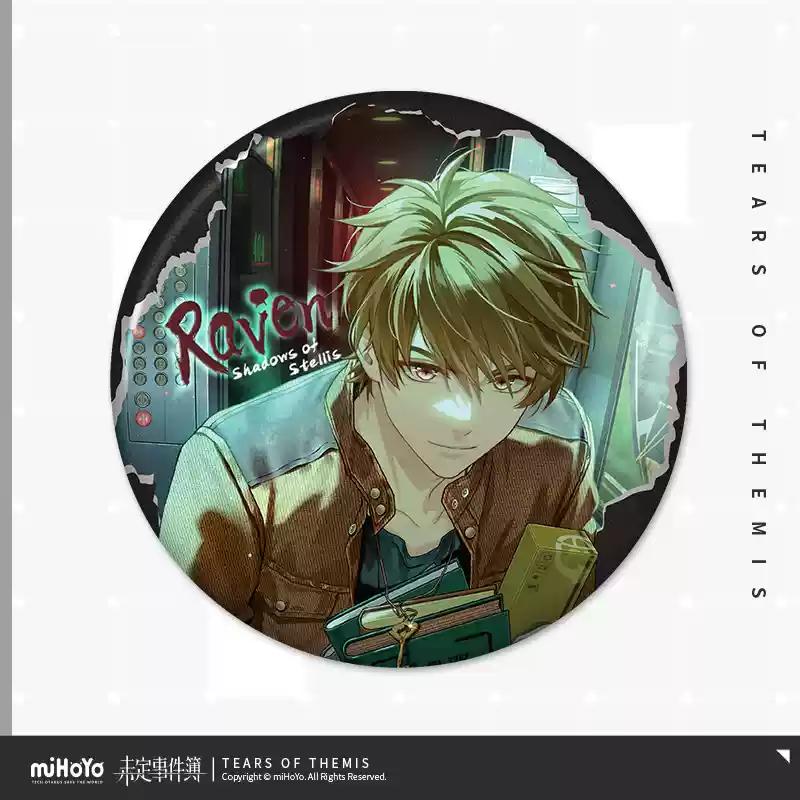 

Sunsyea Tears of Themis Official Merch miHoYo Original WMYJH Series Badge Colored Paper Raven Libra Adjudicator King