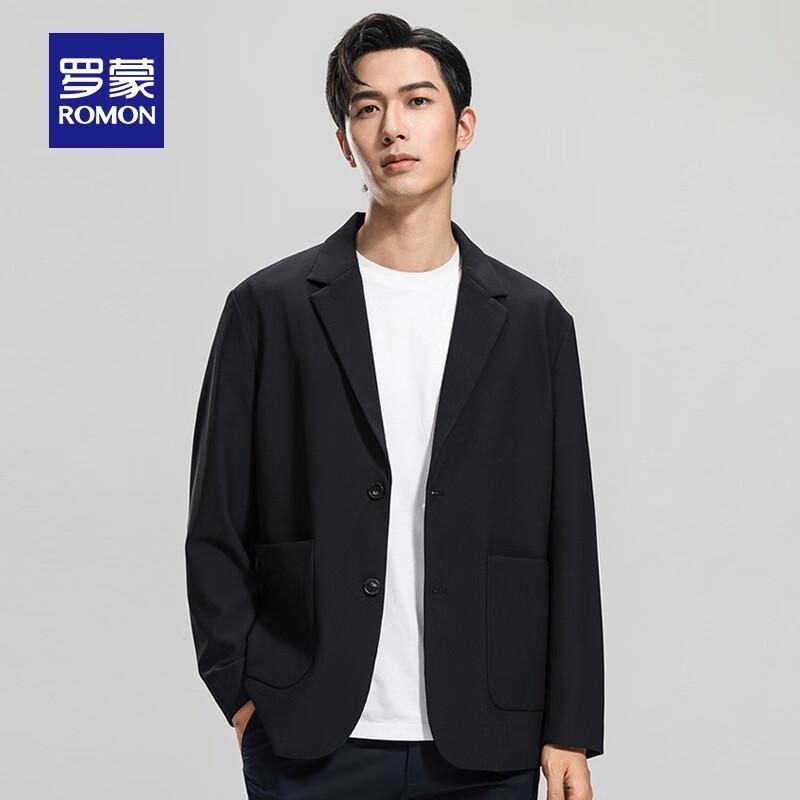 ROMON Men s Slim Fit Business Casual Suit Jacket 175