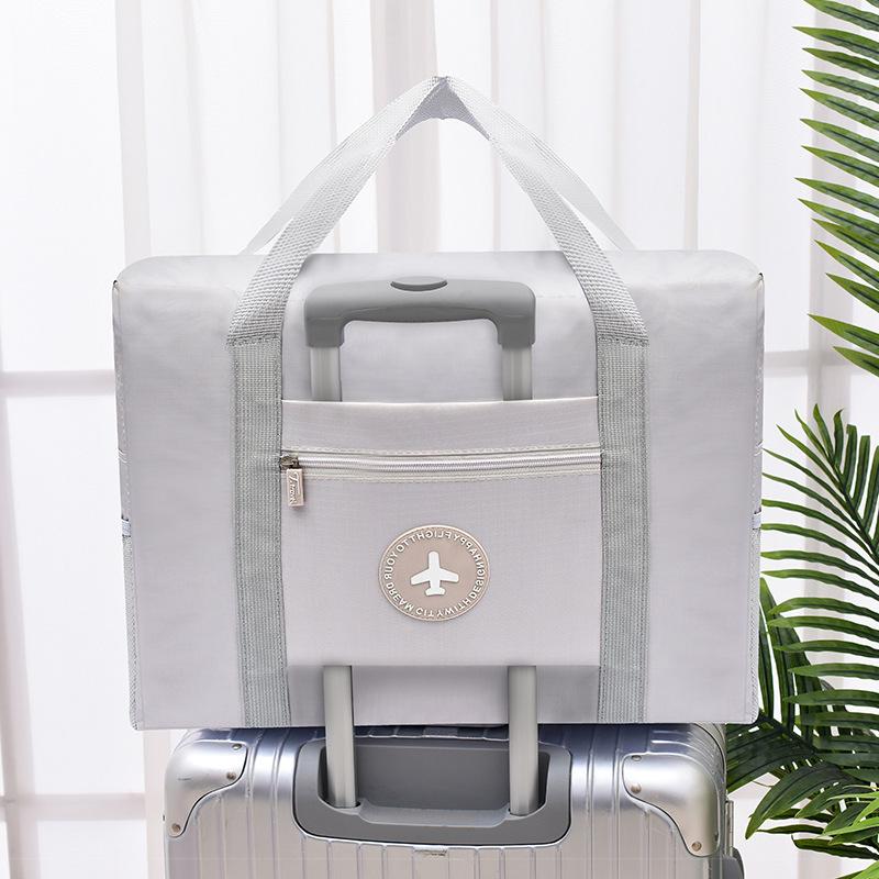 Große faltbare Reise-Duffelbag, Leichte wasserdichte Handgepäcktasche für Wochenendausflüge & Reisen