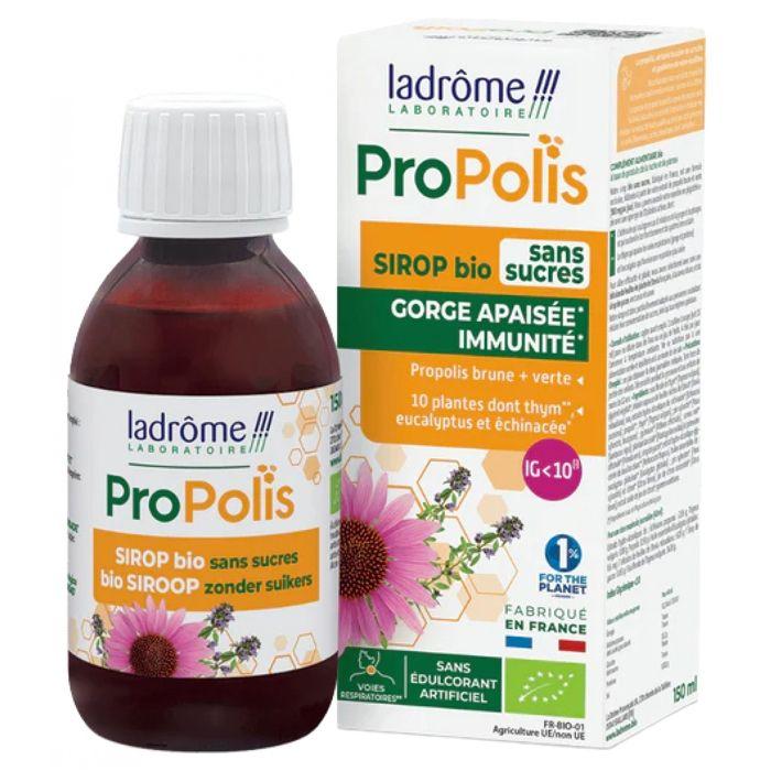 Ladrôme Propolis Sirop Gorge Apaisée Biologique 150 ML