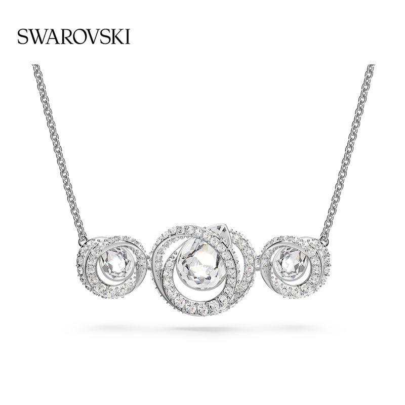 

Women s Gift Necklace Adjustable Design White gold plated