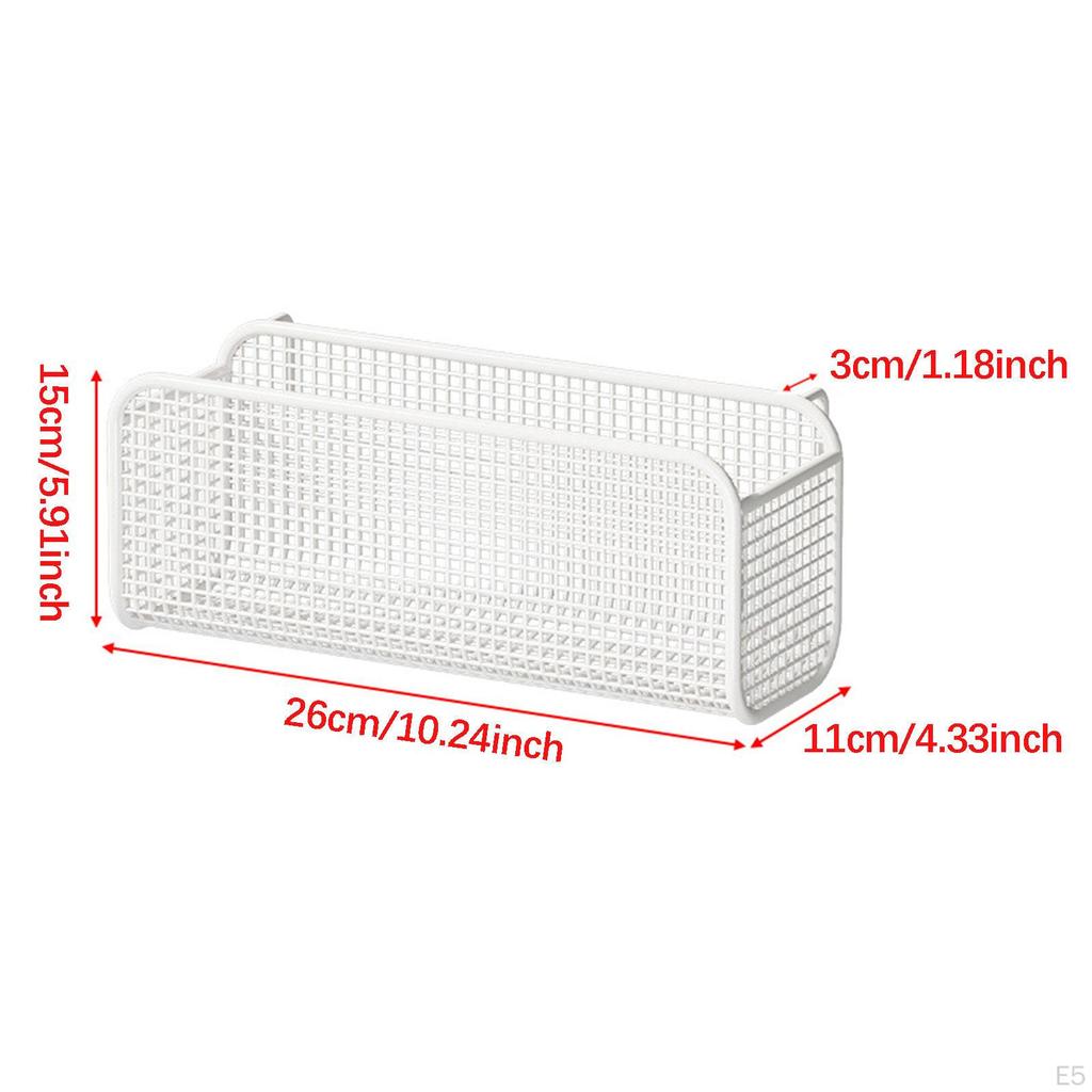 Hanging Storage Basket Bunk Bed Organizer Bedside Shelf Rails Office for Kids Adults Metal Multi