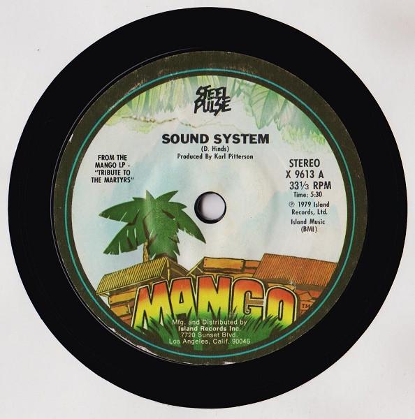 

7inch Record STEEL PULSE - Sound System / Ku Klux Klan X9613 Mango 1979 US Reggae, Ska & Dub Used