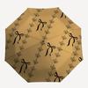 1pc Bow Pattern Automatic Open/close Folding Umbrella, Compact Portable Travel Umbrella  Yy251230174