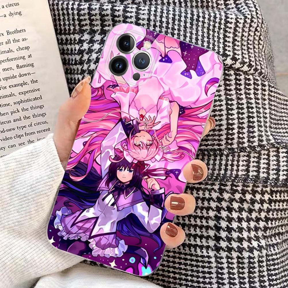 Puella Magi Madoka Magica Phone Case For iPhone 15 14 11 12 13 Mini Pro XS Max Cover 6 7 8 Plus X XR SE 2020 Funda Shell