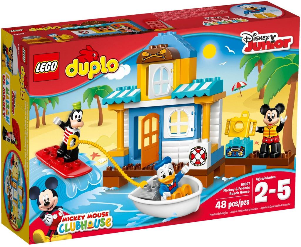 LEGO Duplo Disney Mickey Friends Plážový dům 10827