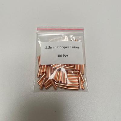Kit di guaine per tubi in rame da 2,5 mm per collegamento di cavi di riscaldamento 3k 6k Terminale a crimpare per giunto di giunzione in filo in fibra di carbonio