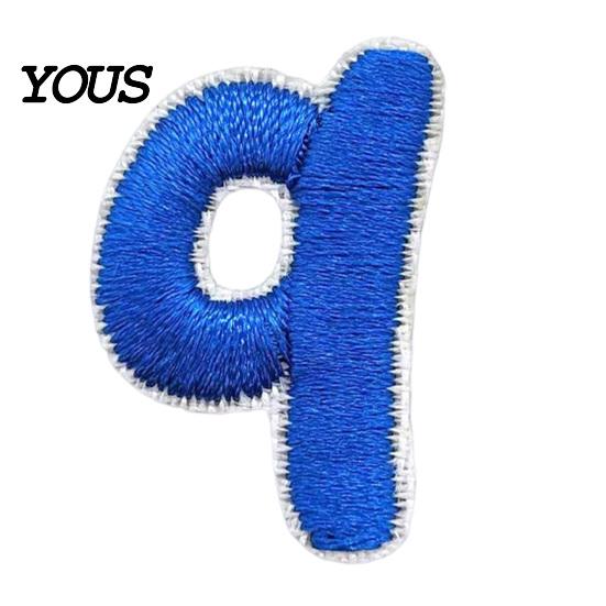 Jeans Dekorative Aufnäher Selbstklebende Buchstaben-Aufnäher, A-Z Buchstaben für Kleidung, Aufkleben auf Kosmetiktaschen Hüte Rucksäcke Schuhe Basteln Laptop, DIY