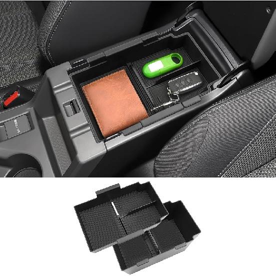 2 Layer-2024 2025 2026 Crosstrek Center Console Organizer For Subaru Crosstrek (Base/Premium/Sport/Limited/Wildernes),Durable ABS 2025