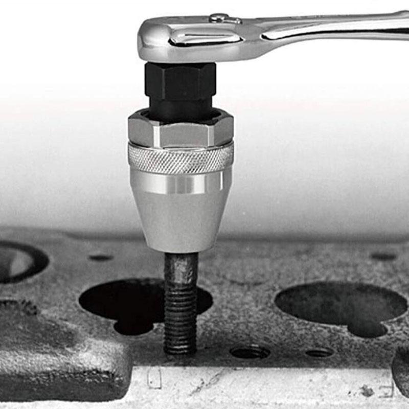 Broken Bolt Remover Breakage Bolt Extractor 3/8inch Damaged Bolt Stud Extractor Used with Impact/Ratchet Wrench for Woodworking