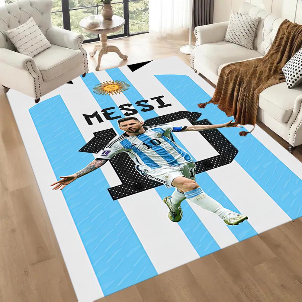Argentina Football Celebration Square rugs are a great choice for living rooms, bedrooms, home décor, and as gifts.