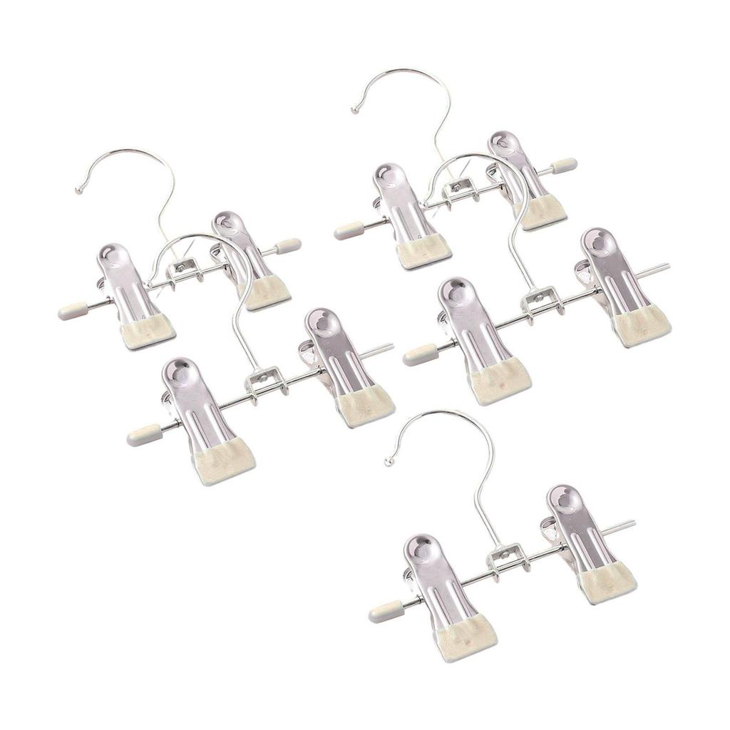 5 Pieces Boot Hangers Clips, Stainless Steel Clothespins, Traceless Clothes Pins Laundry Hooks