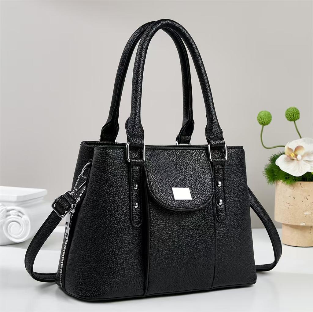 Handbag Handbag Women's 2026 New Popular Fashion Textured Shoulder Bag Commuter Messenger Bag