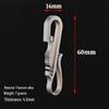 Titanium Phoenix Tail Quick Release Keyring & Backpack Buckle