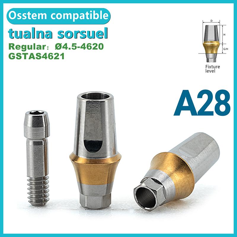 1 Set Dental Implant Replacement Tool Composite Right Angle Regular Component Repair Accessories Screwtools For Osstem