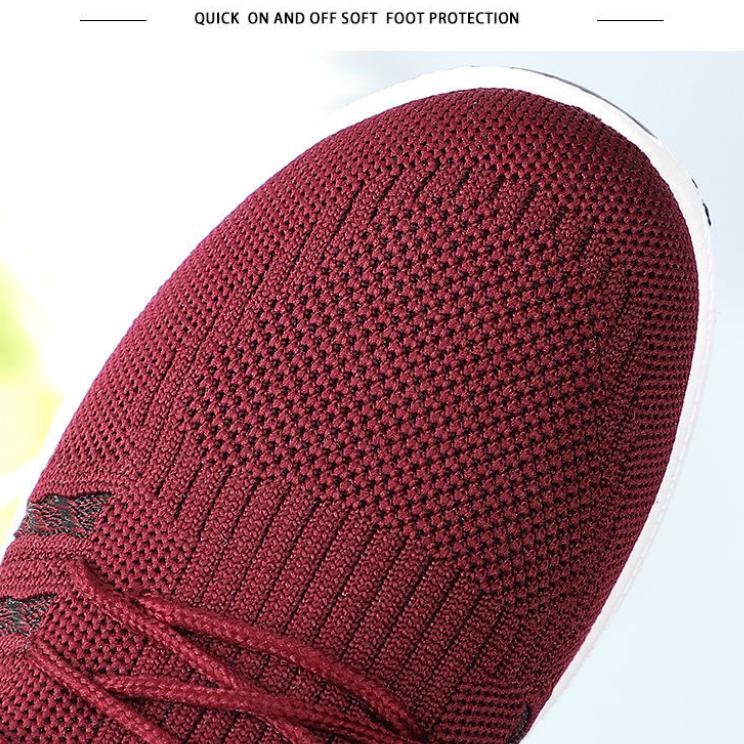 WTEMPO Dámské ležérní tenisky prodyšná síťovaná sportovní obuv matka měkká podrážka lehká neklouzavá jednobarevná obuv