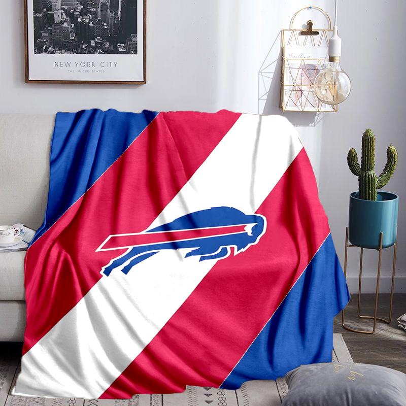 Bills Logo Blanket Lightweight Flannel Bedding Blanket Perfect for Travel, Camping, Living Rooms, Offices, Sofas, Fan Christmas gift