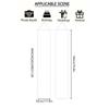2pcs Door Couplet Banner New Year & Christmas Paper Porch Decoration