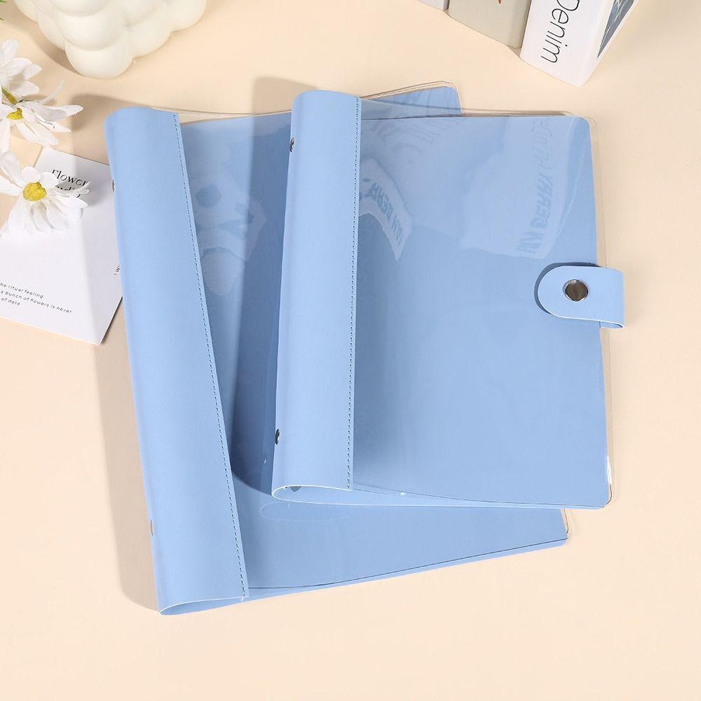 Loose-leaf Binder Binder Cover Splicing Leather Diary Notepad Shell Notebook Cover Stationery Gift