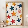 Happy Stars Poster Happy Stars Poster, 70X100 Cm, Frameless, Matte Paper 230 Gsm