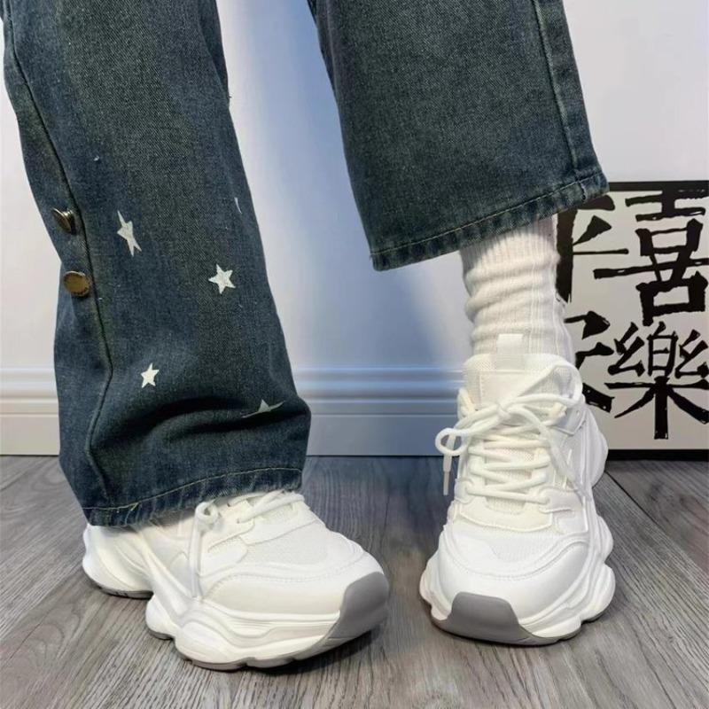 College Sports Shoes Women's Shoes Platform Dad Shoes Military Training Super Soft Casual Niche Spring and Autumn Versatile Students