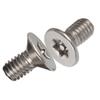50pcs M4 Stainless Steel SS304 Flat Head Star Drive Machine Screws Bolts