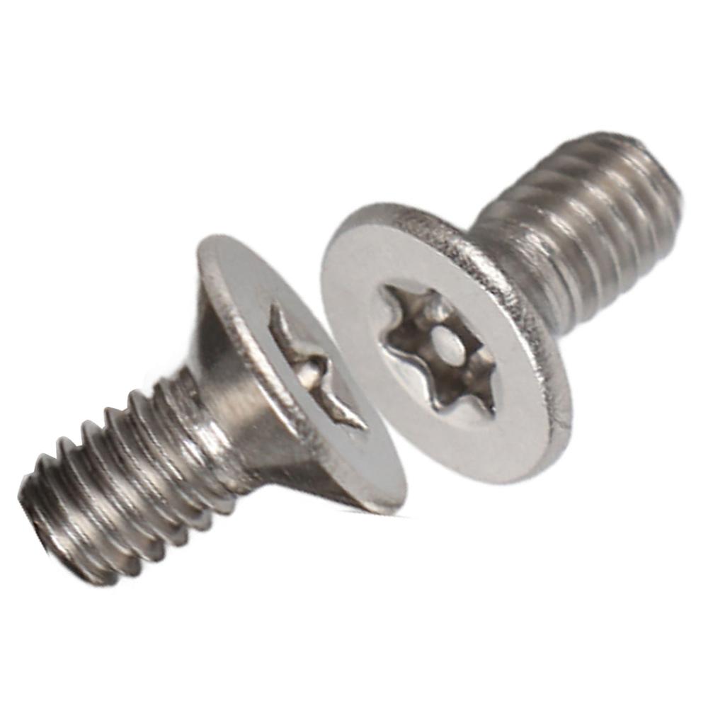 50pcs M4 Stainless Steel SS304 Flat Head Star Drive Machine Screws Bolts