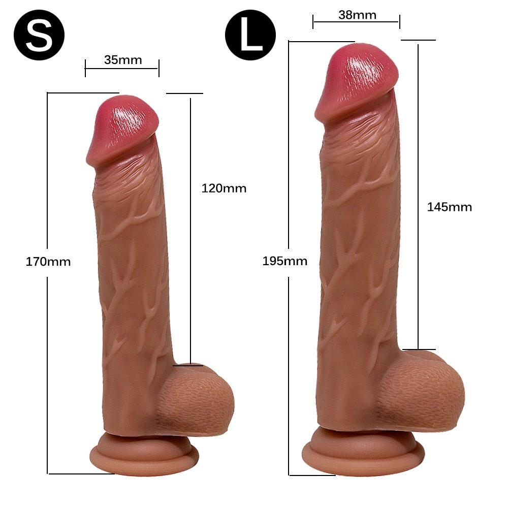 Skin Feeling Realistic Penis Soft Sexy Dildo Suction Cup Female Masturbator Silicone Big Dick Sex Toys for Woman